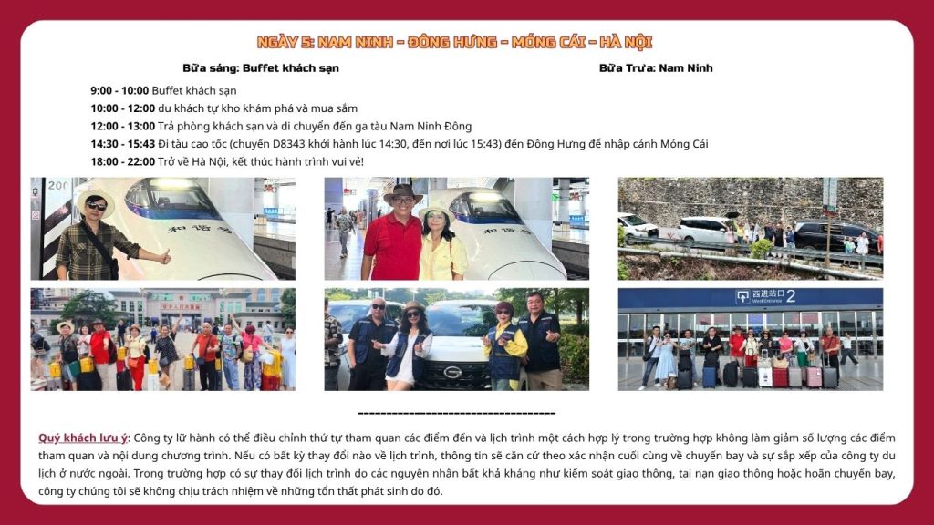 Tour du lịch tự lái Quảng Tây Trung Quốc 5 ngày 4 đêm