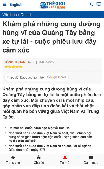 Báo chí nói gì về Caravan Chất