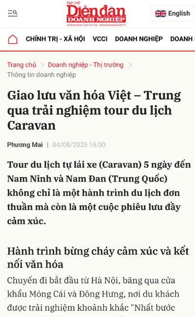 Báo chí nói gì về Caravan Chất