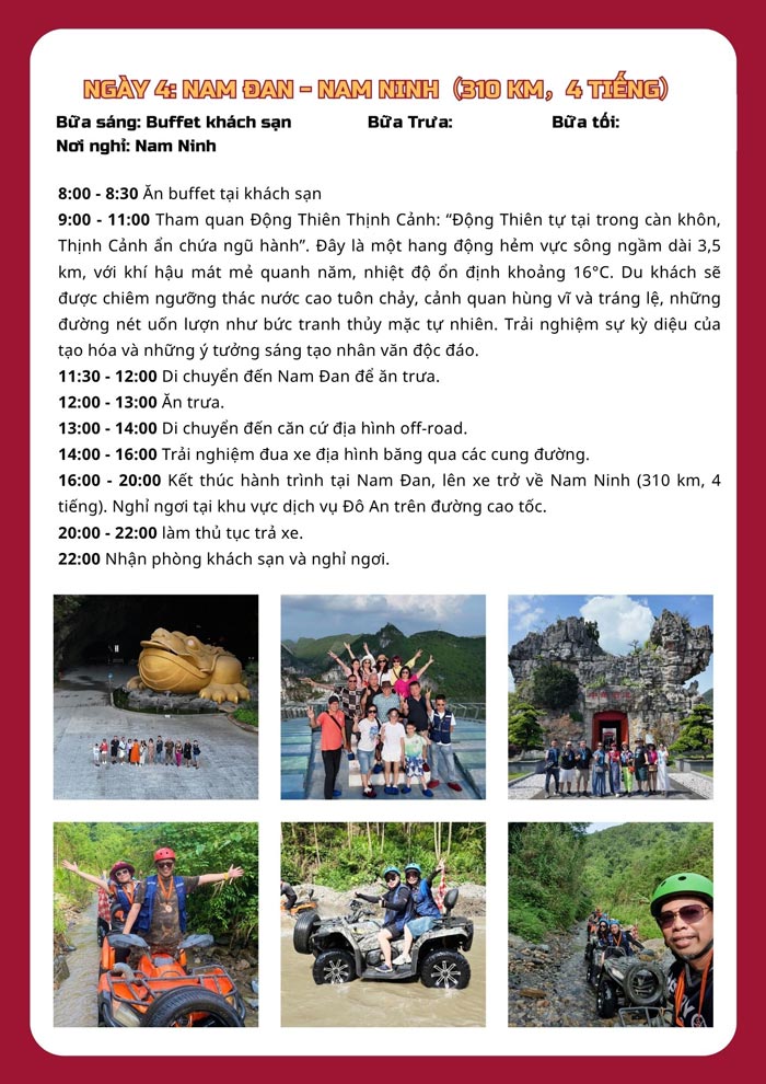 Tour du lịch tự lái Quảng Tây Trung Quốc 5 ngày 4 đêm